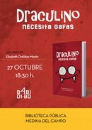 Presentación de DRACULINO NECESITA GAFAS, en la Biblioteca Pública de Medina del Campo