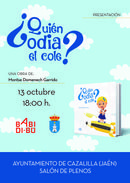 Presentación de QUIÉN ODIA EL COLE, en la Ayuntamiento de Cazalilla (Jaén