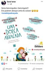 (SUSPENDIDO) Sarai Bertomeu Ortiz,  autora de Una dolça abraçada, celebrará la Diada de Sant Jordi en Deltebre (Tarragona)