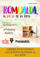 9 de febrero. Presentación de ROMUALDA, LA PELUSA DE LOS LIBROS