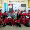 Taller "Mírate Bonito" con "Rona se mira", en una escuela de Balaguer